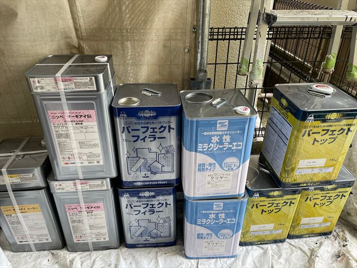 塗料の準備も完了